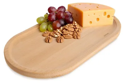 Produktbild von Orion | Servierteller - Serviertablett Holz - 19x10,5 cm - Servierplatte - Holzbrett - Bambus
