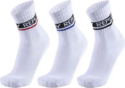 Immagine prodotto di Replay C100634 | Calzini da tennis (confezione da 3 paia) da 35/38 a 43/46 - Colore: Bianco/Bianco/Bianco - Taglia: 35/38