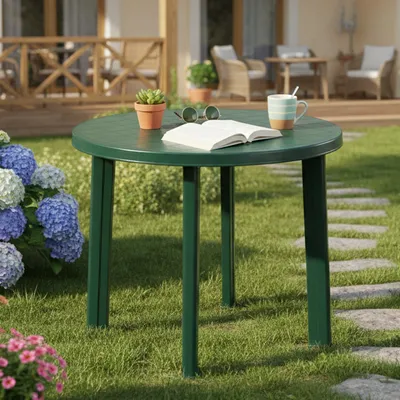 Produktbild von Brooksdale - Gartentisch, 90x90x72cm Grün, 4 Plätze  Italy
