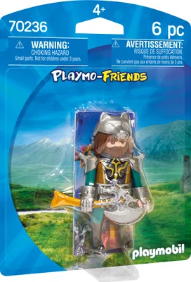 Image de PLAYMOBIL, Guerrier loup, PLAYMO-FRIENDS, 70236