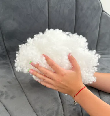 Antiallergische Füllung für Kissen Kuscheltiere Amigurumi Decken und Tierbetten – Elastisch und Atmu
