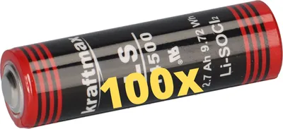 Obrázek produktu pro 100x Kraftmax lithiová baterie 3,6V LS14500 ER14505 AA - článek