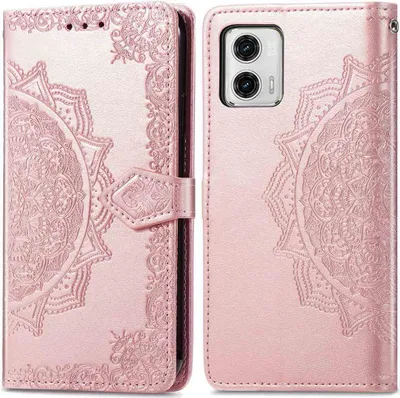 Obrázok produktu pre imoshion Mandala knižnica pre Motorola Moto G73 - Rosé Goud