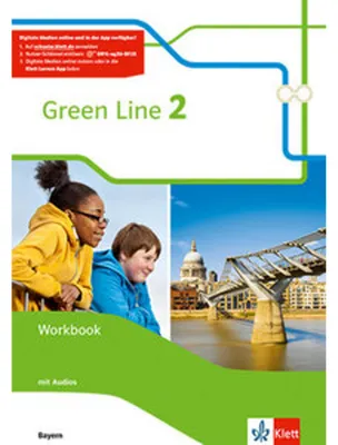 Immagine prodotto di Green Line 2. Workbook mit Audios 6. Schuljahr. Ausgabe Bayern ab 2017