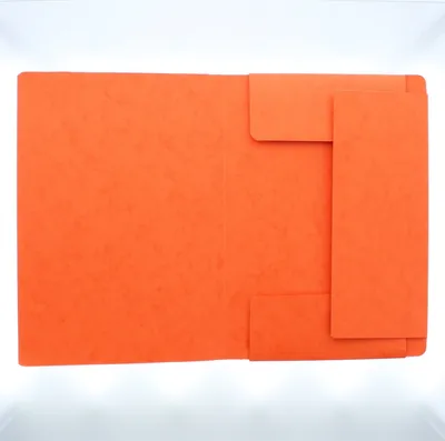 Produktbild von Eckspannmappe A4 orange Packung mit 25 Stück