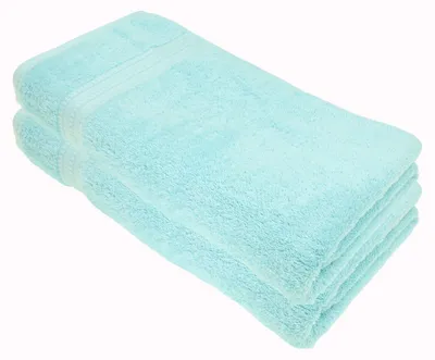 Produktbild von Julie Julsen BIO Badetuch-Set 2 Stk. 100x150 Babyblau