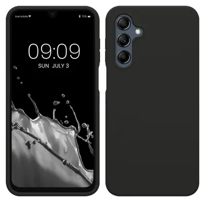 Produktbild von kwmobile Handyhülle für Samsung Galaxy A16 5G Hülle - Case Silikon - Kabelloses Laden - Schutzhülle Cover in Dunkelgrau