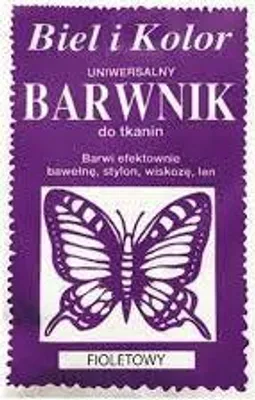 Zdjęcie produktu dla Barwnik do tkanin Motylek (Fioletowy)