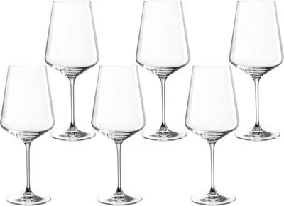 Produktbild von Famanu Weinglas Set - 6 moderne Bordeaux-Gläser - klar