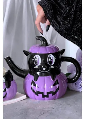 Produktbild von Killstar Teekanne - Meowloween