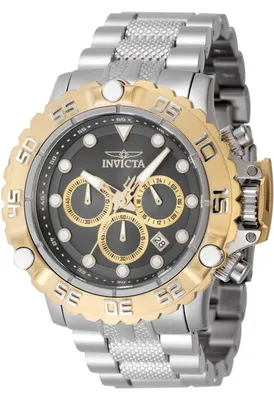Immagine prodotto di Invicta Subaqua - Poseidon 47182 Orologio da Uomo - Movimento al Quarzo - Acciaio Inossidabile con Quadrante Grigio - 55 mm
