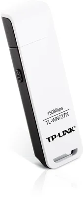 Obrázok produktu pre TP-Link TL-WN727N, Bezdrôtový, USB, WLAN, 150 Mbit/s, Čierna, Biela