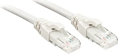 Produktbild von Lindy 48100, 30 m, Cat6, U/UTP (UTP), RJ-45, RJ-45, Weiß
