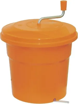Produktbild von Salatschleuder 20L, 50 cm H, Ø 43 cm, manuell, HACCP-konform, trocknet 8 Salatköpfe