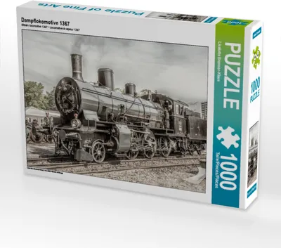 Produktbild von CALVENDO Puzzle Dampflokomotive 1367 | 1000 Teile Lege-Größe 64x48cm Foto-Puzzle für glückliche Stunden