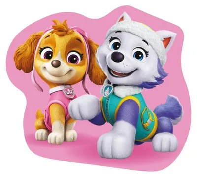 Produktbild von Paw Patrol Kuschelkissen, Rosa, 34 x 30 cm - Polyester - Vorbestellung