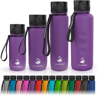 Productafbeelding van Sportfles, BPA-vrij, 650 ml, met tijdmarkering, geschikt voor fitness
