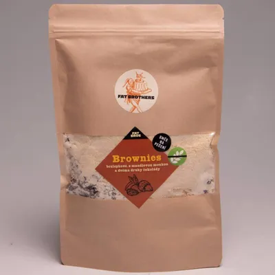 Produktbild von Glutenfreie Brownies mit Mandelmehl und Schokolade Backmischung