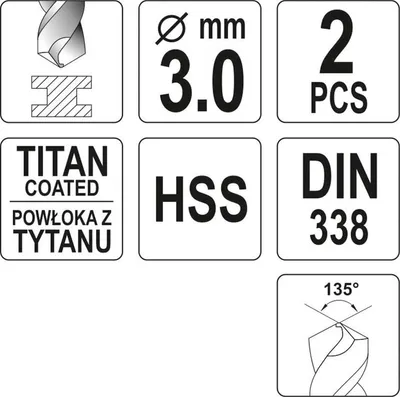 Zdjęcie produktu dla Yato YT-44635, 2 szt.