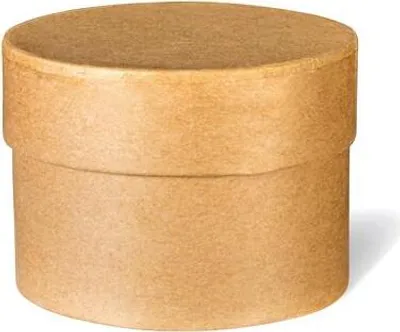Produktbild von Minibox rund Kraftpap braun