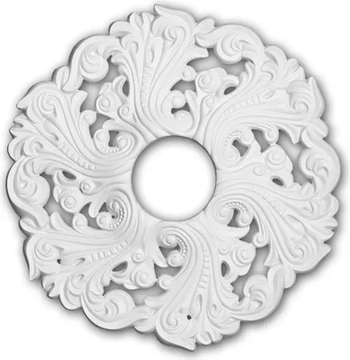 Immagine prodotto di Rosone da soffitto Profhome 156003 Stile rococò / barocco Ø 52 cm