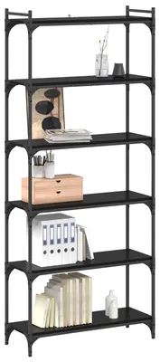 Produktbild von Bücherregal 6 Ebenen 80 x 30 x 188 cm Holzwerkstoff