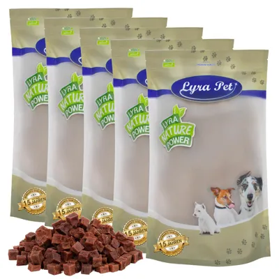 Produktbild von 5 kg Lyra Pet® Rindfleischwürfel