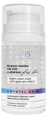 Obrázok produktu pre APIS - CRYSTAL SKIN Nočná krémová maska s efektom "sklenenej pokožky", 50ml