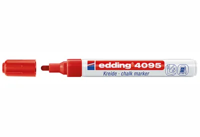 Zdjęcie produktu dla Edding 4-4095002 4095 Marker kredowy - 2 - 3 mm, czerwony
