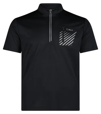 Produktbild von CMP Herren Radshirt mit Brusttasche aus 4-Way-Stretch grau 48
