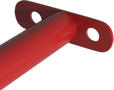 Obrázok produktu pre vidaXL Gymnastická tyč 125 cm oceľová červená