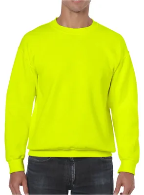 Immagine prodotto di Gildan - Felpa girocollo da uomo/donna unisex FK3125 (XL) (verde sicurezza)