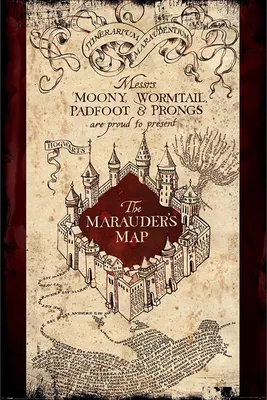 Produktbild von Harry Potter - "The Marauders Map" Maxi-Poster CD1354 (Einheitsgröße) (Bunt)