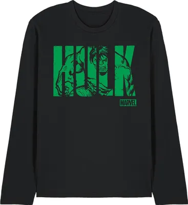 Immagine prodotto di Hulk - T-shirt unisex uomo/donna, manica lunga TV28601 (L) (Nero)