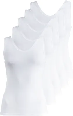 Produktbild von 5er Pack Damen Achselhemd Baumwolle Supergekämmt von der Marke Schöller 38