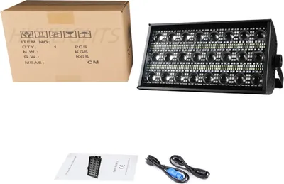 Obrázek produktu pro Efekt jevištního reflektoru, příkon 300 W, míchání barev RGBW, 1 kus, zástrčka EU