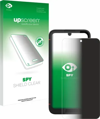 A product shot of a phone screen protector and its packaging.