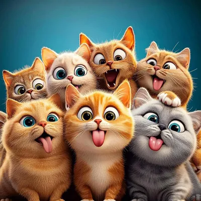 Image de Kit de peinture diamant "Chat amusant", décor mural 5D, format 30x30 cm, multicolore
