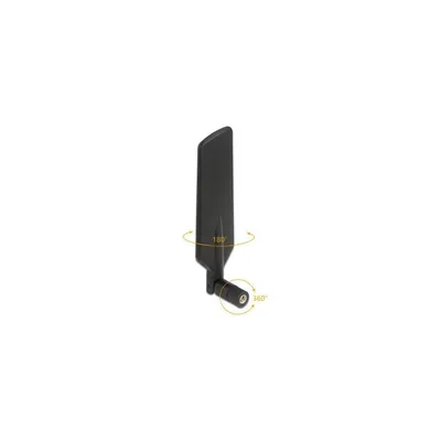 Produktbild von DeLOCK 88978, 3 dBi, 50 Ohm, Omnidirektionale Antenne, SMA, 3,0:1, Schwarz