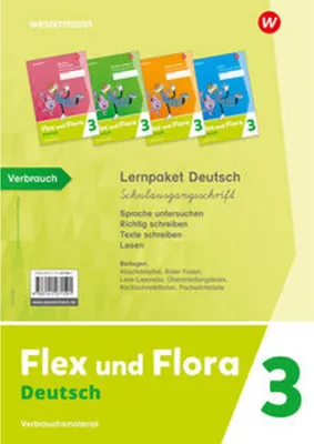 Image de Flex und Flora. Lernpaket Deutsch 3 (Schulausgangsschrift) Verbrauchsmaterial
