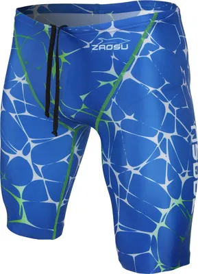Produktbild von ZAOSU Wettkampf Schwimmhose Z-Color für Herren & Jungen, Größe:8, Farbe:blau/grün