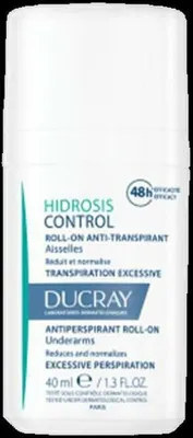 Image de Ducray Hidrosis Control Antiperspirant dans un rollerball de 40 ml