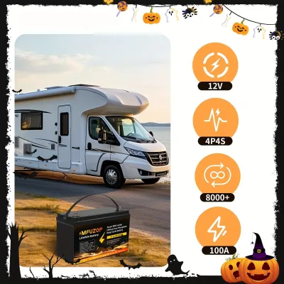 Produktbild von Lithium-Batterie - LiFePO4-Batterie - Marinebatterie - Caravanbatterie - Solarbatterie - 12V, 100Ah Kapazität