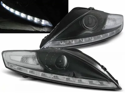 Produktbild von Led Scheinwerfer Set in schwarz für Ford Mondeo 07.07-11.10