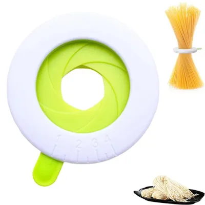 Imagen del producto de Cortador de espaguetis - ajustable - Medidor de pasta - Dosificador de espaguetis - Divisor de espaguetis - Herramienta de medición para diferentes tamaños de porción