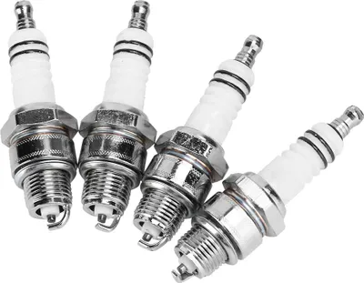 Image de 4-pièces 2 temps bougie d'allumage adapté pour PW50 PW80 PW60 LT50 LT80 scooter moto E6TC