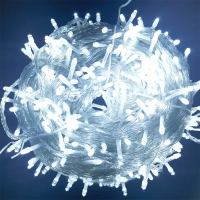 Produktbild von 10M 100LED 8 Leuchtmodi LED Lichterkette für Weihnachtsbaum Party Garten Dekoration Weihnachtsbeleuchtung Lichterketten Innen Lichtschlauch Strom