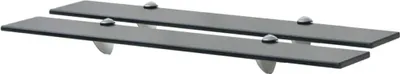 Obrázek produktu pro Plovoucí police 2 ks sklo 70 x 10 cm 8 mm