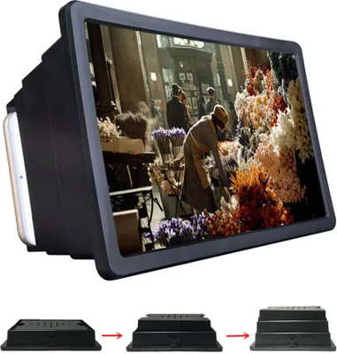 Produktbild von Zusammenklappbarer 3D HD Handy-Bildschirmverstärker Video-Lupenständerhalterung