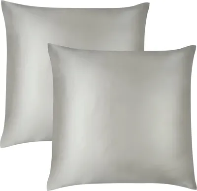 Produktbild von Aspero 2x Seiden Kissenbezüge 80x80 cm